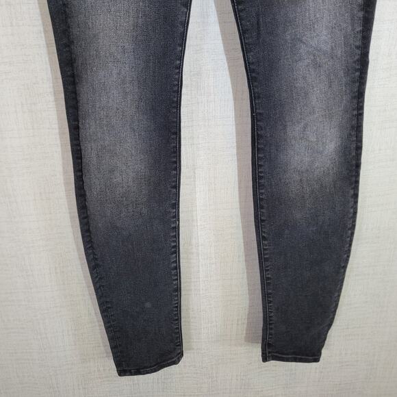 Mother The Looker Jeans Womens 24 Black Dark Wash Cat Got Your Tongue Denim - Picture 3 of 14